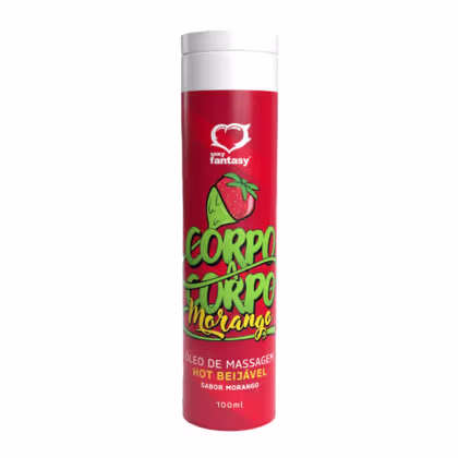 Imagem do produto Óleo de Massagem Hot Corpo a Corpo Beijável Sexy Fantasy - Morango