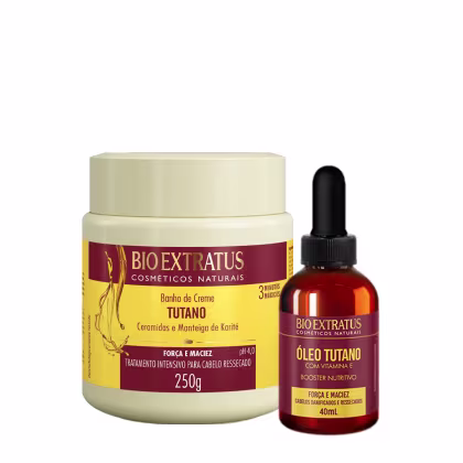 Imagem do produto Kit Bio Extratus Tutano Vitamina E Booster Banho de Creme Oil (2 produtos)