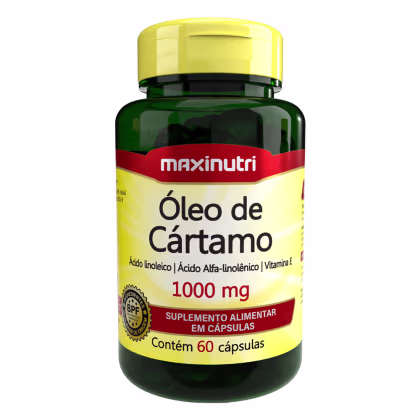 Imagem do produto Óleo de Cartamo 1000mg Maxinutri com 60 Capsulas