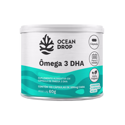 Imagem do produto Omega 3 DHA 500mg 120 caps Ocean Drop
