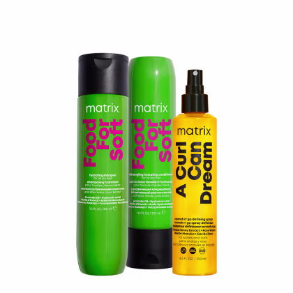 Imagem do produto Kit Matrix Food for Soft A Curl Can Dream Duo Modelador (3 produtos)
