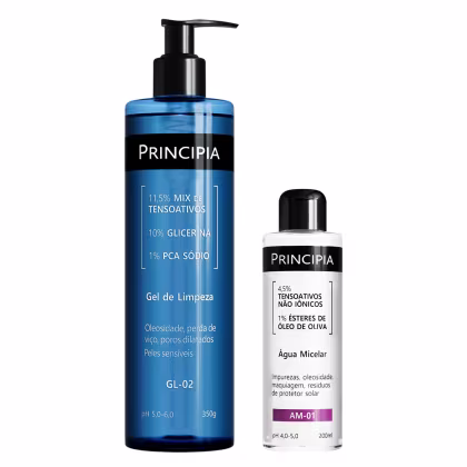 Imagem do produto Principia Kit DOUBLE CLEASING ÁGUA MICELAR + GL-02