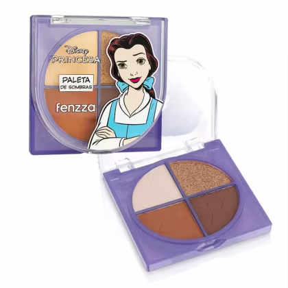 Imagem do produto Paleta Quarteto de Sombras Princesas Fenzza - Bela
