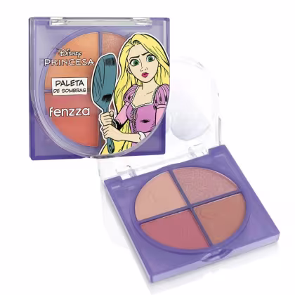 Imagem do produto Paleta Quarteto de Sombras Princesas Fenzza - Rapunzel