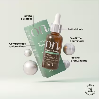 Imagem do produto Sérum Facial Revitalizante Orgânico Natural 30mL