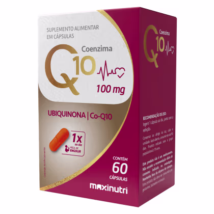 Imagem do produto Coenzima Q10 Gold Ubiquinona 100mg 60 Cápsulas Maxinutri