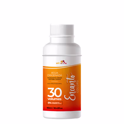 Imagem do produto Kit Beleza Ruiva Encanto Colors 8.0 e Oxigenada 30vol 9% -  Duas Unidades