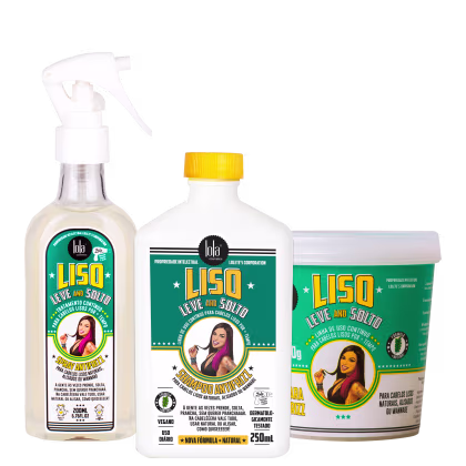 Imagem do produto Kit Lola Cosmetics Liso, Leve and Solto Trio (3 Produtos)