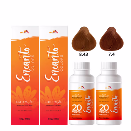 Imagem do produto Kit Beleza Ruiva Encanto Colors Duplo Cobre Dourado