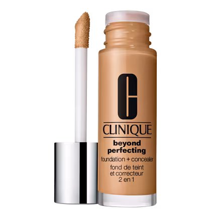 Imagem do produto Clinique Beyond Perfecting Foundation + Concealer 16 Toasted Wheat - Base 2 em 1 30ml