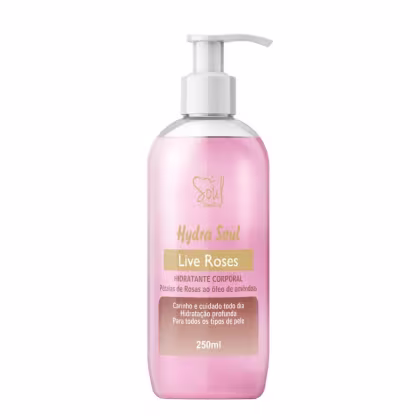 Imagem do produto Hidratante Corporal Hydra Soul Live Roses - Soul Cosméticos 250ml