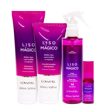 Imagem do produto Kit Lowell Keeping Liss Liso Mágico Full (4 Produtos)