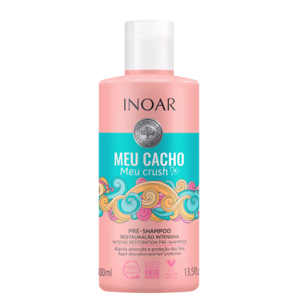 Imagem do produto Inoar Meu Cacho, Meu Crush - Pré-Shampoo 400ml