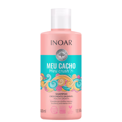 Imagem do produto Inoar Meu Cacho, Meu Crush - Shampoo 400ml
