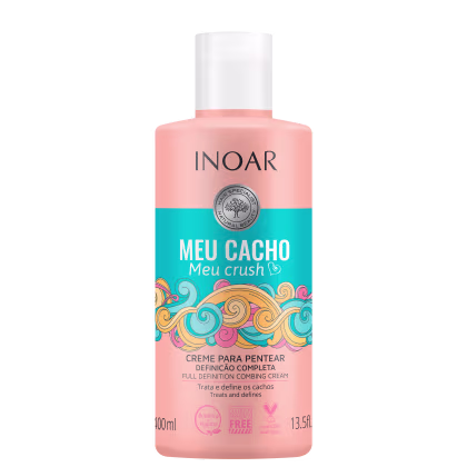 Imagem do produto Inoar Meu Cacho, Meu Crush - Creme para Pentear 400ml