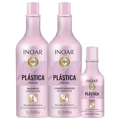 Imagem do produto Kit Inoar Plástica Capilar (3 Produtos)