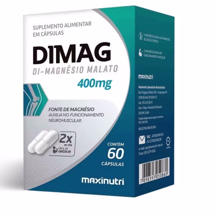 Imagem do produto Suplemento Alimentar Dimag 400mg 60 cápsulas