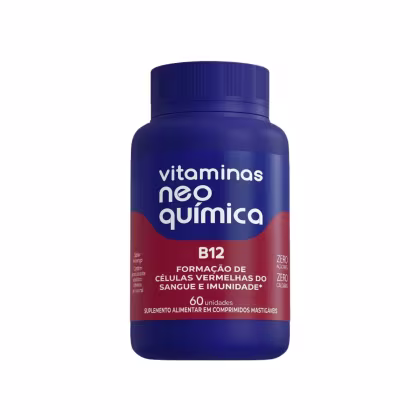 Imagem do produto Vitamina B12 Neo Química 60/c Mastigáveis