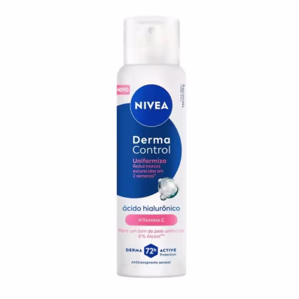 Imagem do produto Desodorante Antitranspirante Aerossol Nivea Derma Control Uniformiza 150ml