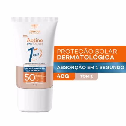 Imagem do produto Darrow Actine One Colors FPS 50 Tom 1 - Protetor Solar Facial 40g