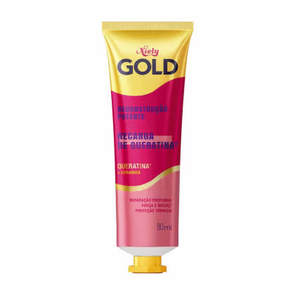 Imagem do produto Recarga de Queratina Niely Gold Reconstrução Potente 80ml