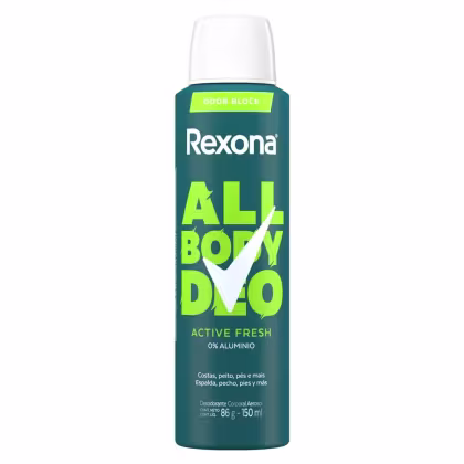 Imagem do produto Desodorante Corporal Aerossol Rexona All Body Deo Active Fresh 150ml