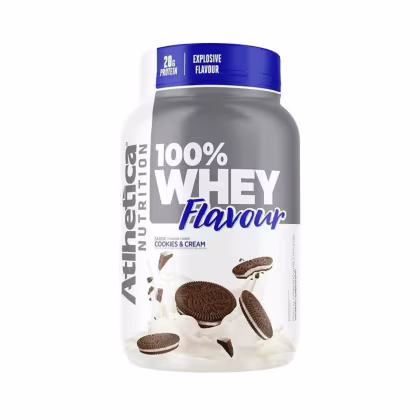 Imagem do produto 100% Whey Flavour  Atlhetica (900G) - Sabor: Cookies e Cream