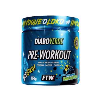Imagem do produto Suplemento em Pó Dip Loko Pre-Workout  Sabor Blueberry - 300g