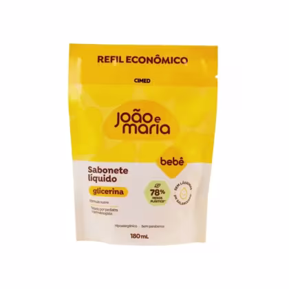 Imagem do produto Sabonete Líquido João e Maria Glicerina Refil 180ml