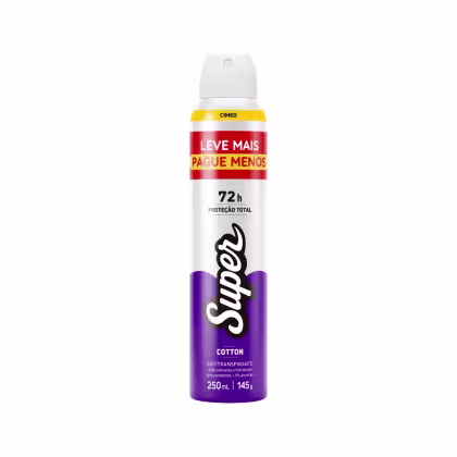 Imagem do produto Desodorante Aerosol Super Cotton 250ml