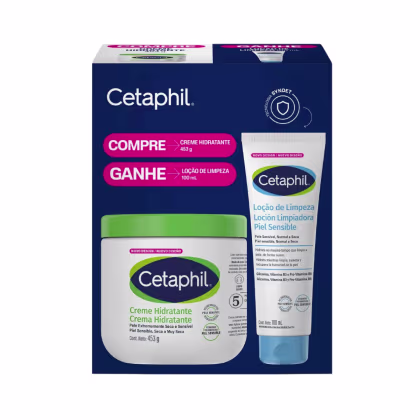 Imagem do produto Kit Cetaphil Creme Hidratante 453g + Loção Limpeza 100ml