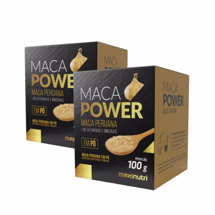 Imagem do produto Kit 2 Maca Power Pó 100g com Vitaminas e Minerais Maxinutri