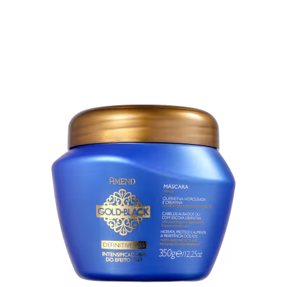 Imagem do produto Amend Gold Black Definitive Liss - Máscara Capilar 350g
