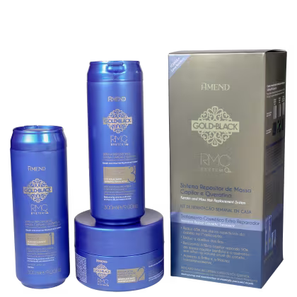 Imagem do produto Kit Amend Gold Black RCM System Q+ (3 Produtos)
