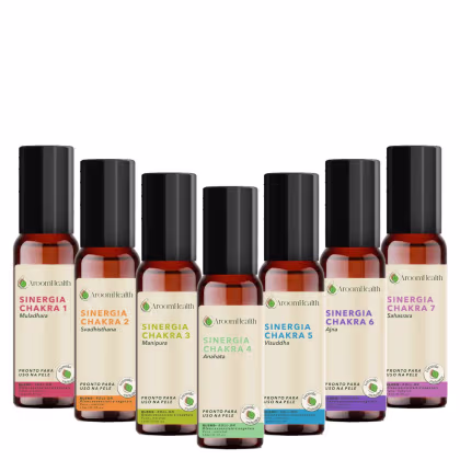 Imagem do produto Kit sinergia 7 chakras roll-on 10ml cada - Fórmula exclusiva