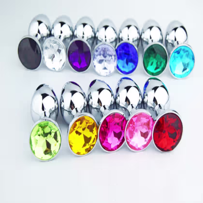 Imagem do produto Plug Anal Joia P com Cristal Roxo