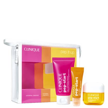 Imagem do produto Kit Clinique Pep It Up (3 Produtos + Nécessaire)