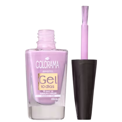 Imagem do produto Colorama Efeito Gel Céu Lilás - Esmalte Cremoso 8ml