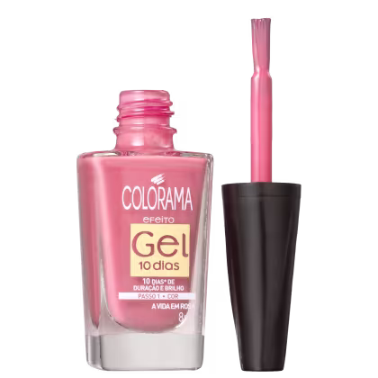Imagem do produto Colorama Efeito Gel A Vida em Rosa - Esmalte Cremoso 8ml