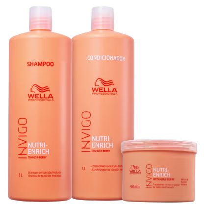 Imagem do produto Kit Wella Professionals Invigo Nutri-Enrich Salon Trio (3 Produtos)