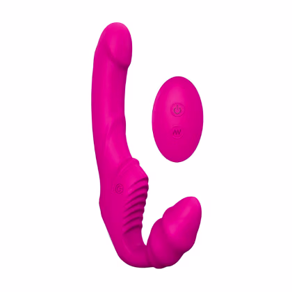Imagem do produto Vibrador Dupla Vibração Strapless Recarregável Nana Pink