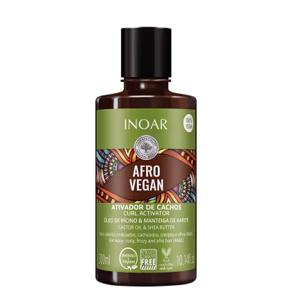 Imagem do produto Inoar Afro Vegan - Ativador de Cachos 300ml