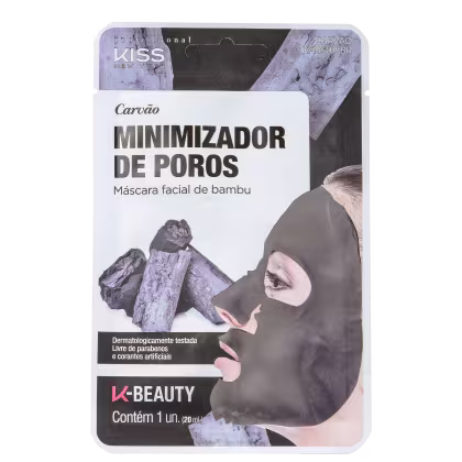 Imagem do produto Kiss New York Carvão Minimizador de Poros - Máscara Facial 20ml
