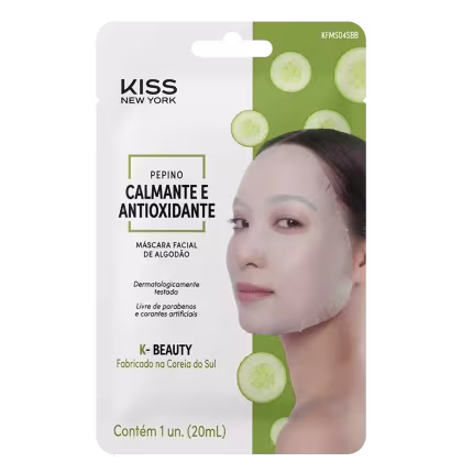 Imagem do produto Kiss New York Pepino - Máscara Calmante 20ml