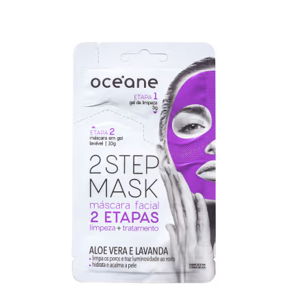 Imagem do produto Océane 2 Step Aloe Vera e Lavanda - Máscara Facial 13g