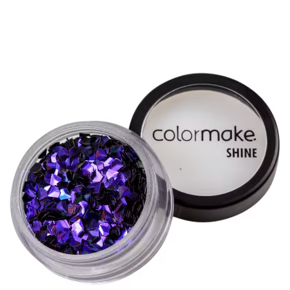 Imagem do produto Colormake Shine Formatos Diamante 3D Roxo - Glitter 2g