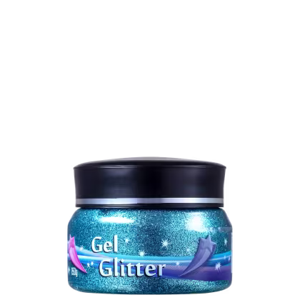 Imagem do produto Colormake Gel Azul - Glitter 150g
