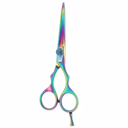 Imagem do produto Tesoura de Cabelo Edel Solingen Fio Navalha Titanium Multicolor 6¨
