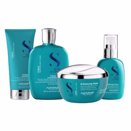 Imagem do produto Kit Alfaparf Home Care Club Semi di Lino Curls (4 Produtos)