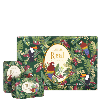 Imagem do produto Kit Granado Vintage Real - Sabonete em Barra 4x120g